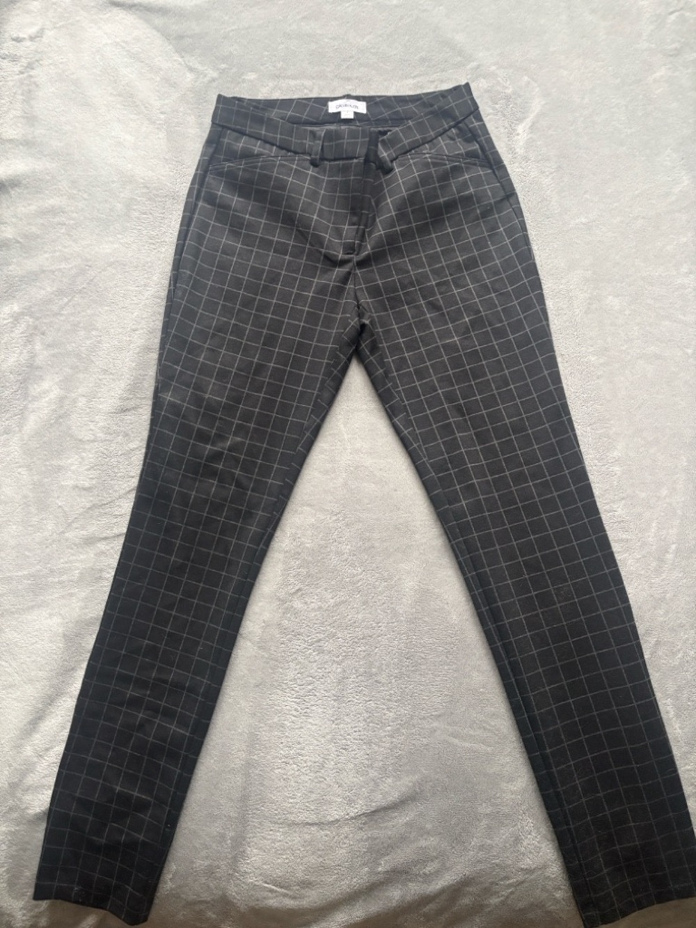 Calvin Klein Charcoal
Windowpane Trousers